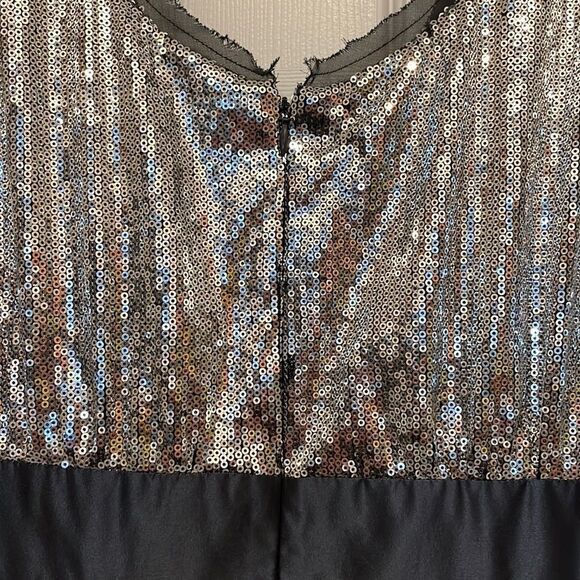 BCBGeneration Blue Frost Sequin Mini Dress, NWT - Picture 5 of 9